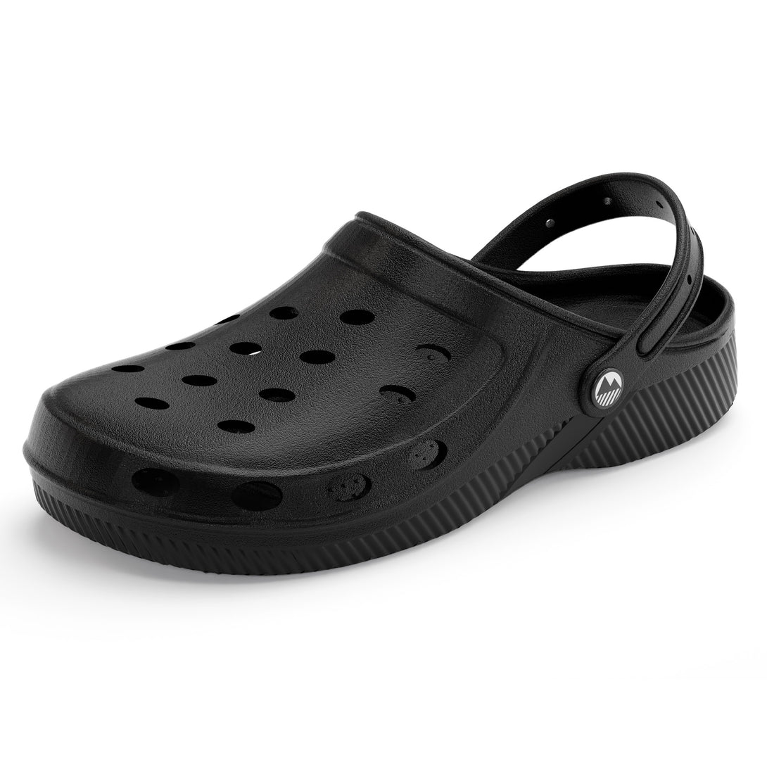 Women's Silloth Lightweight Ventilated Black Clogs