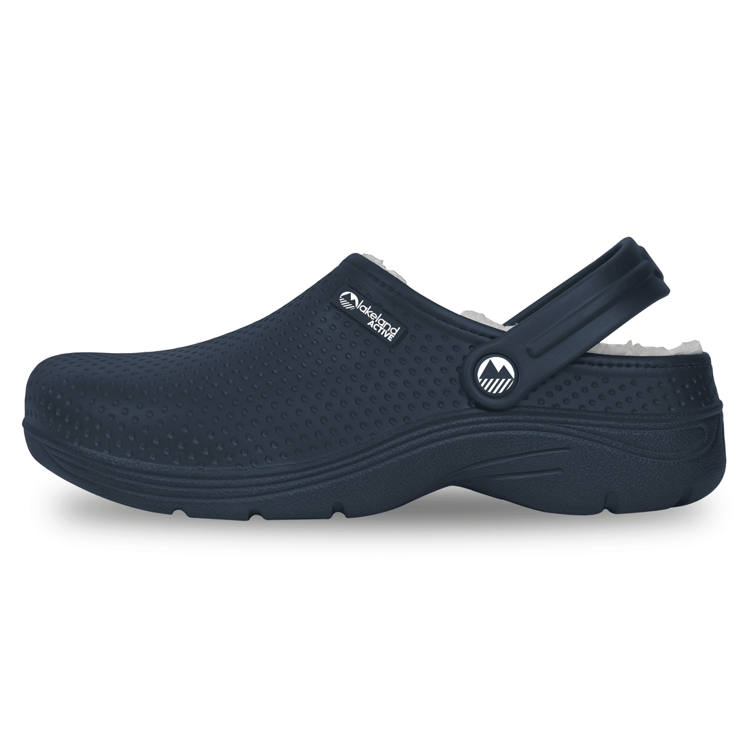 Fleece lined rubber clogs hot sale