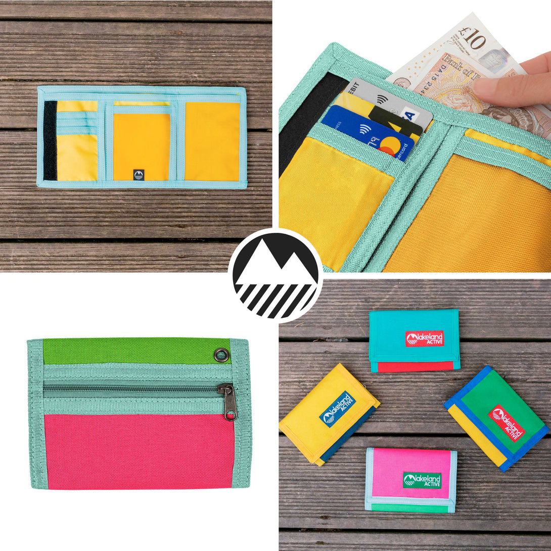 Portafoglio 3 In 1 In Tela Tinta Una Con Signature E Whipstch - Foto 6