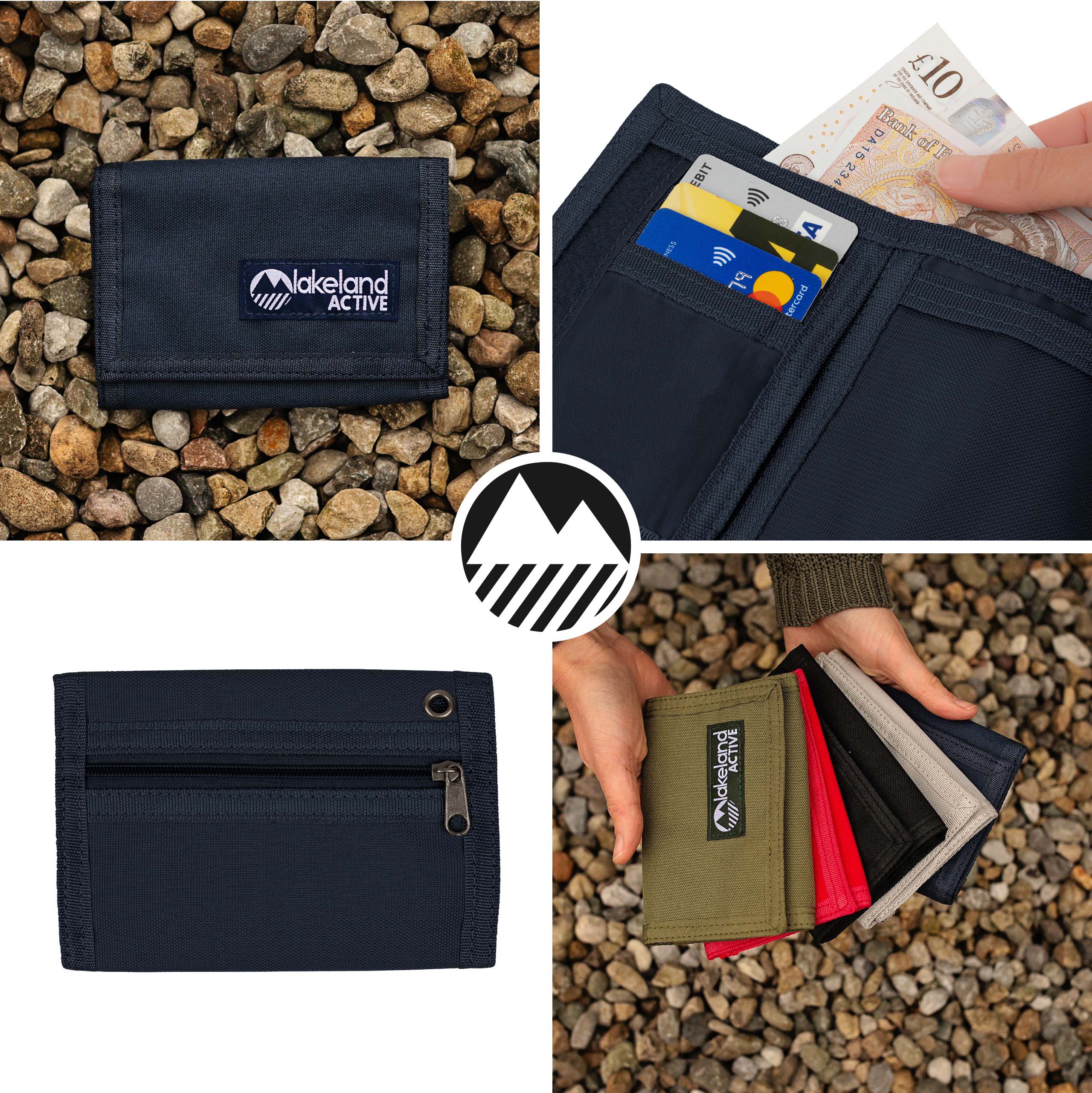 StatGear NoFold Minimalist Front Pocket Wallet – Canvas & Elastic, Unisex Card Holder